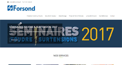 Desktop Screenshot of forsondsap.fr