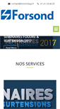 Mobile Screenshot of forsondsap.fr